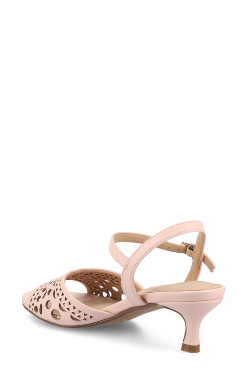Journee Collection Jessly Ankle Strap Sandal In Pink