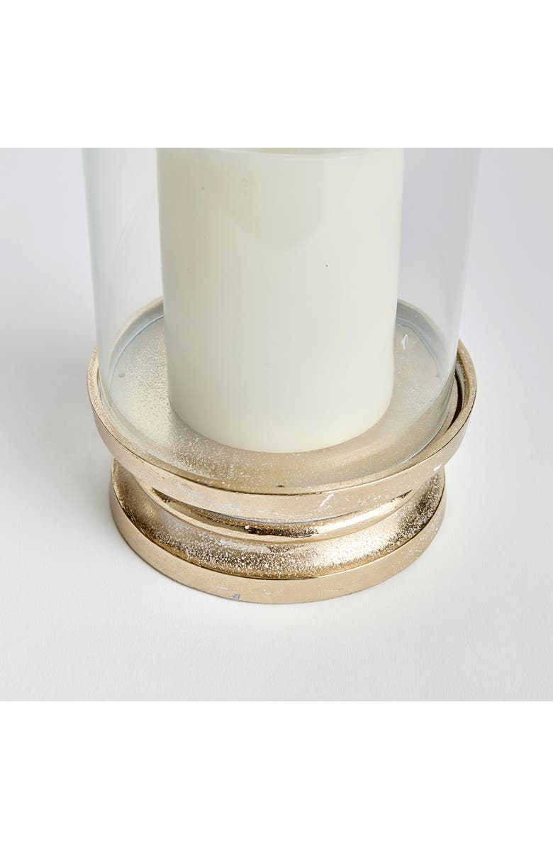 Napa Home & Garden Florence Footed Hurricane, Alternate, color, Gold