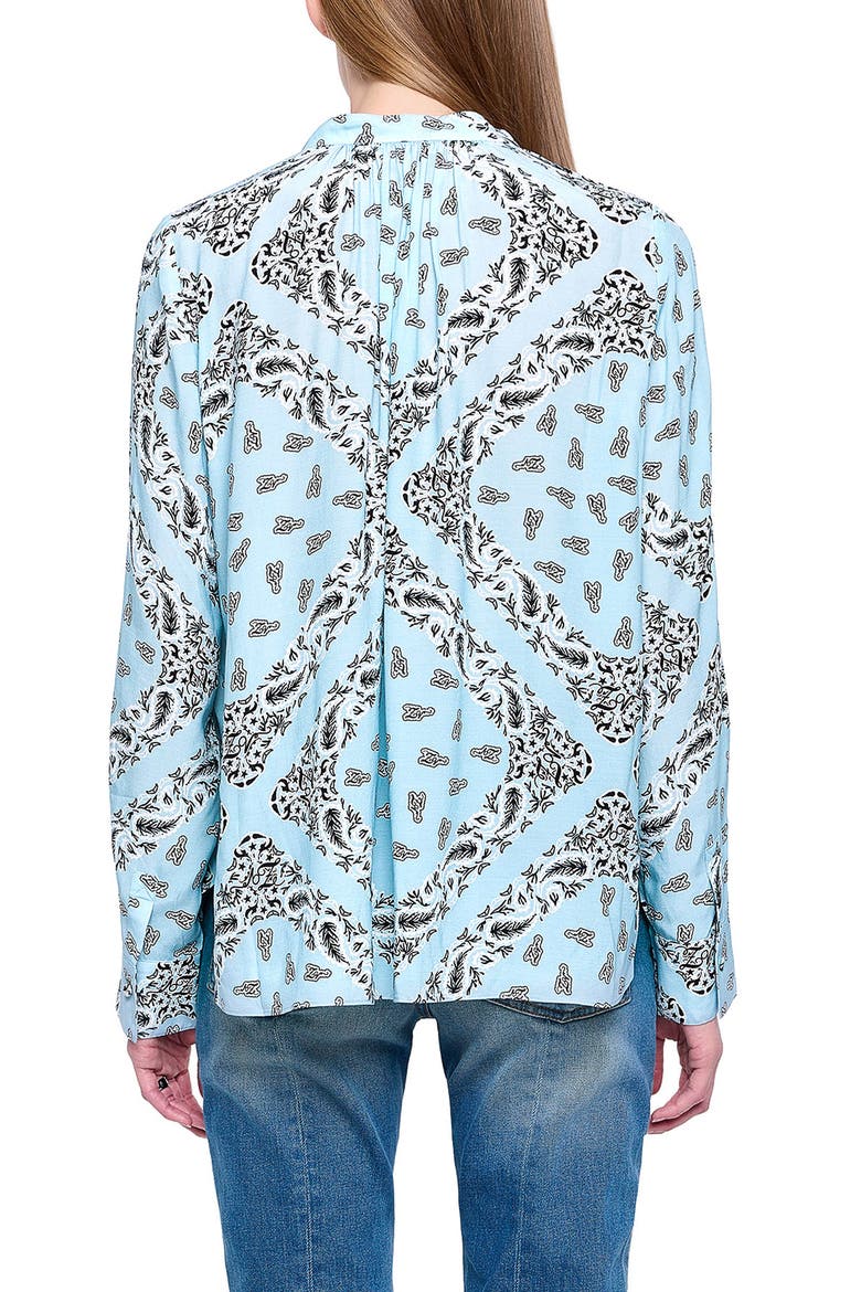 Tink Bandana Top, Alternate, color, BLEU OXFORD