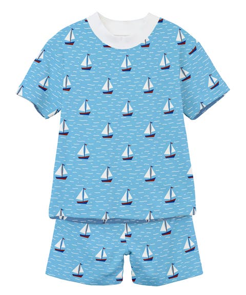 Loose Fit Classic Short Pajama 2-Piece Set (Toddler, Little Kid 
Big Kid)