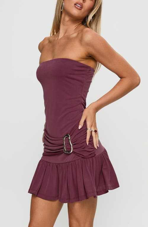 PRINCESS POLLY PRINCESS POLLY LOVE LINGERS STRAPLESS MINIDRESS