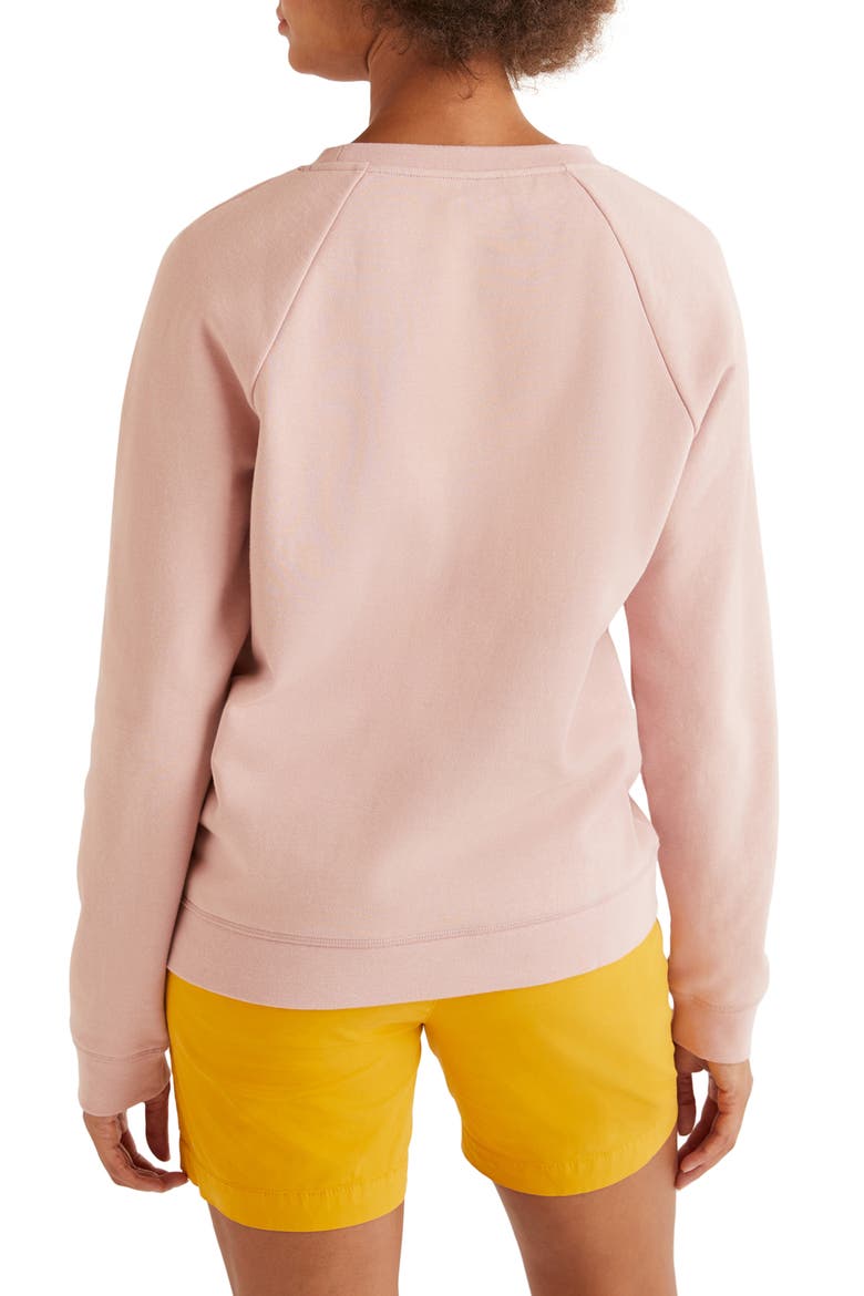 Live Well Graphic Sweatshirt, Alternate, color, MILKSHAKE/ LIVE WELL