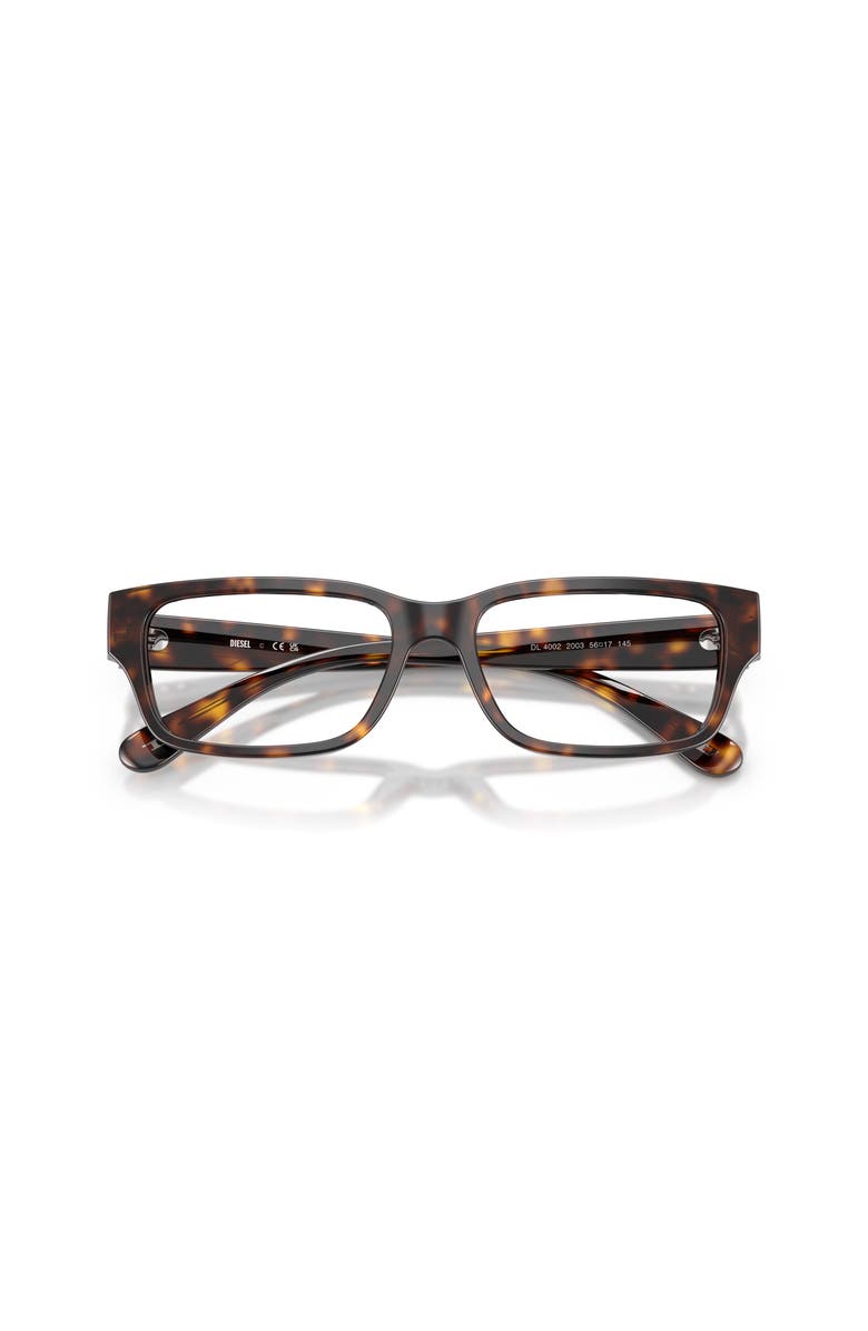 DIESEL<sup>®</sup> 56mm Square optical glasses, Alternate, color, Tortoise