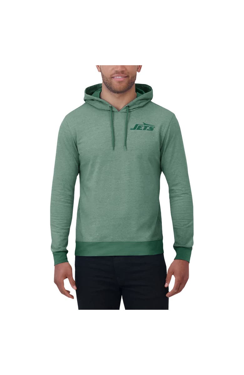Darius Rucker Collection by Fanatics Men's Darius Rucker Collection by Fanatics Green New York Jets Tonal Knit Pullover Hoodie, Alternate, color, Green