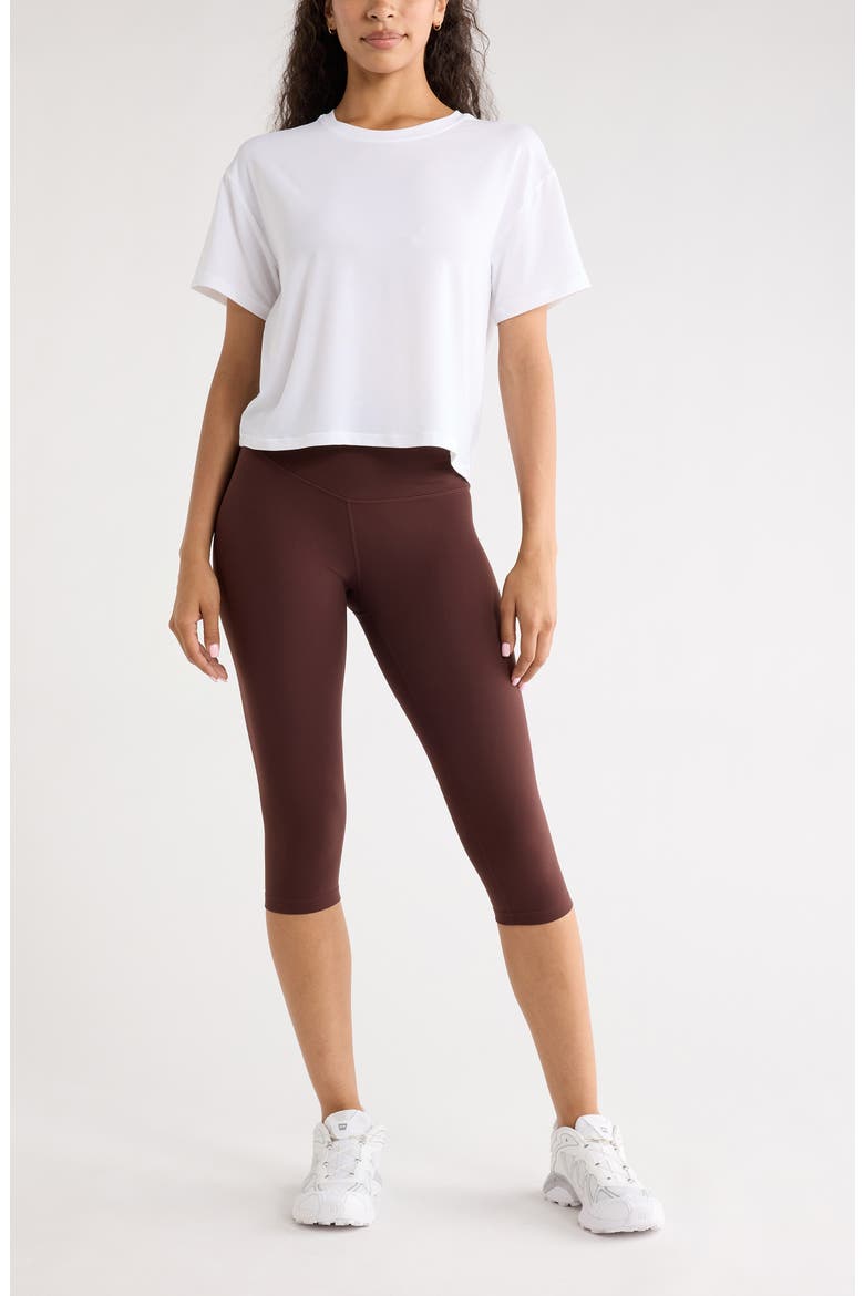 Breathe Performance T-Shirt, Main, color, WHITE
