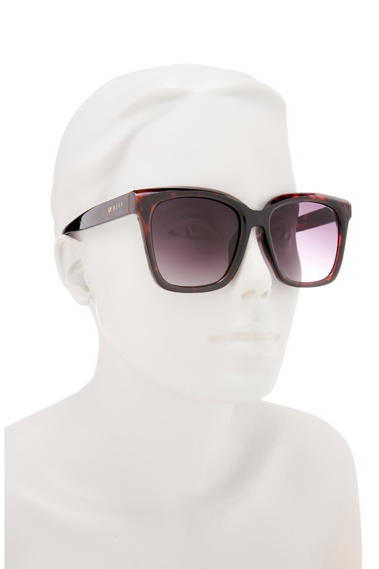 54mm Blythe Cat Eye Sunglasses, Alternate, color, DARK TORTOISE GREY GRADIENT