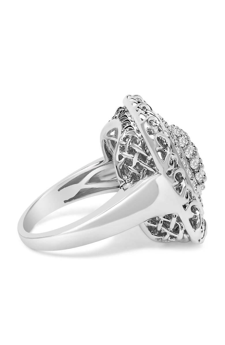Haus of Brilliance Sterling Silver 1.0 Cttw Diamond Celtic Knot Cocktail Ring, Alternate, color, Silver