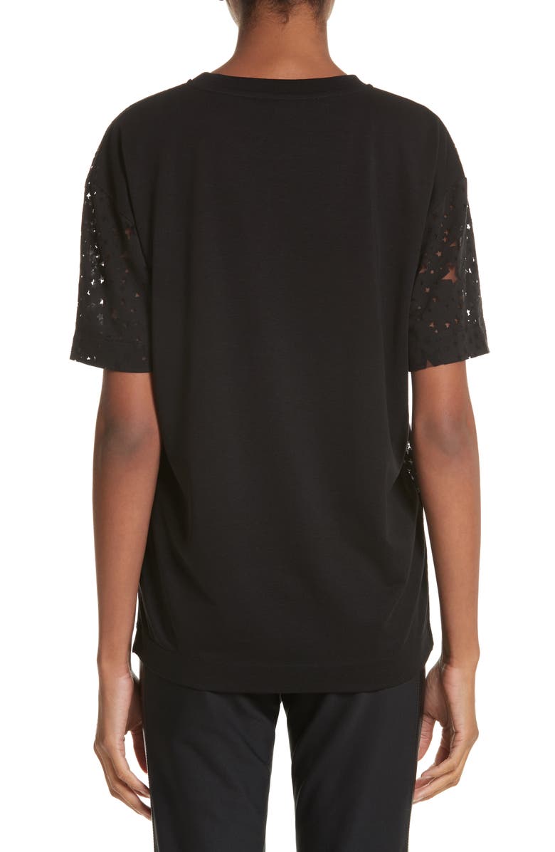 Stella McCartney Burnout Star Tee, Alternate, color, 