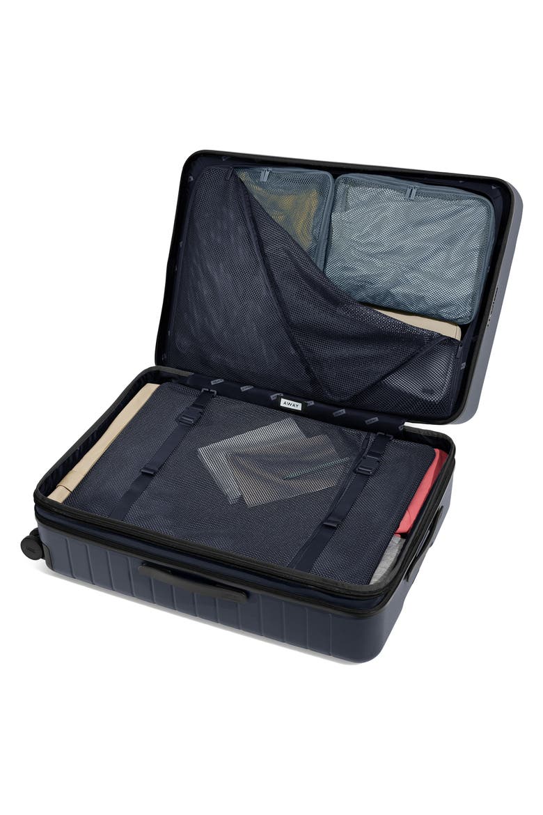 The Large Flex Suitcase, Alternate, color, NAVY BLUE