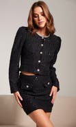 Generation Love Chiara Crystal Embellished Tweed Jacket