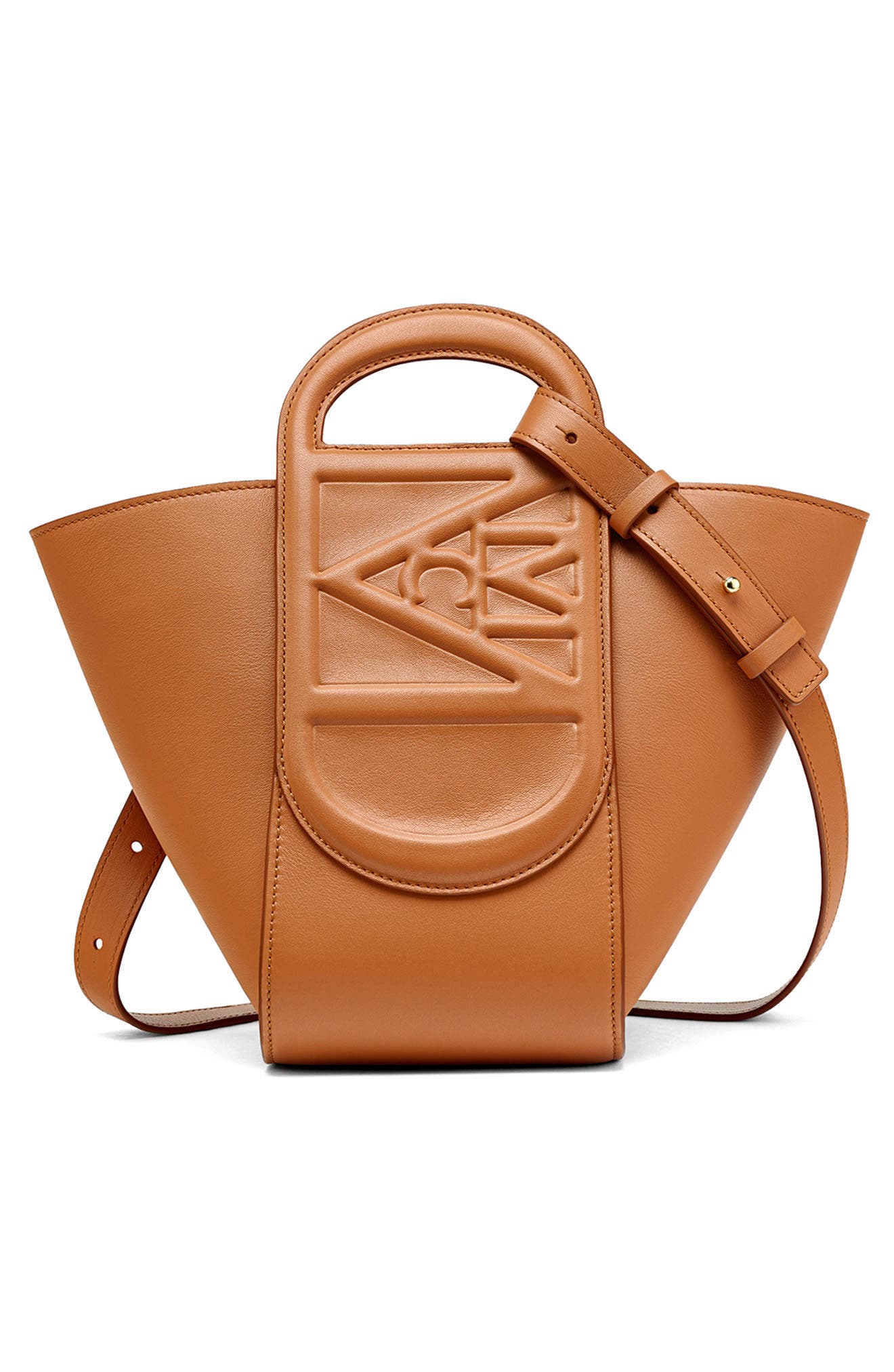 MCM Mini Mode Travia Leather Tote, Alternate, color, 