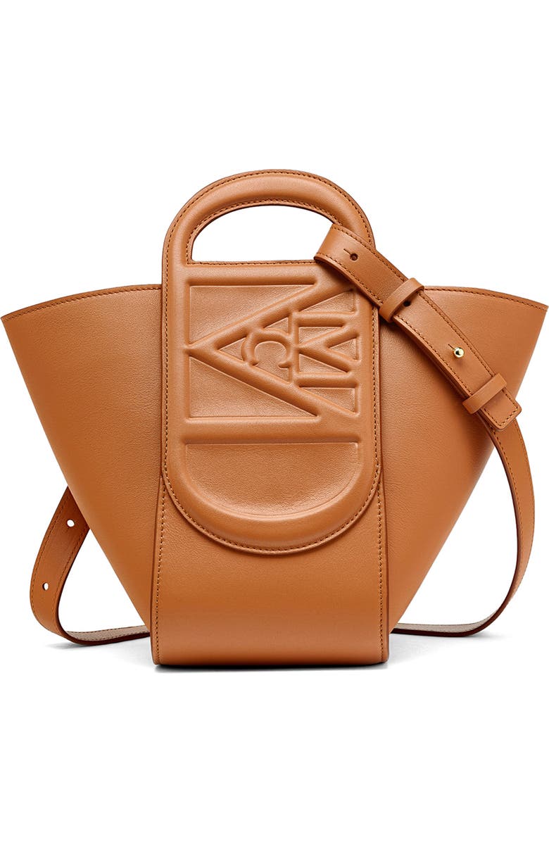 MCM Mini Mode Travia Leather Tote, Alternate, color,