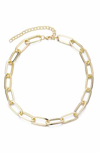 Chunky Paper Clip Chain Necklace