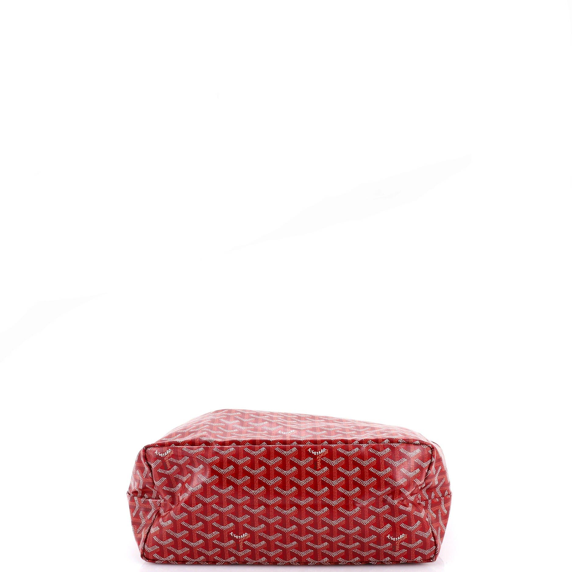 Pre-Owned Goyard Saint Louis Tote Coated Canvas PM, Alternate, color, White