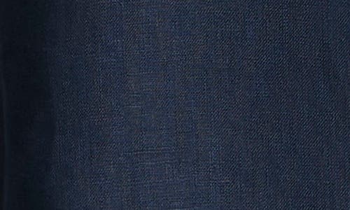 Vince Cap-sleeve Linen Button-front Blouse In Coastal Blue