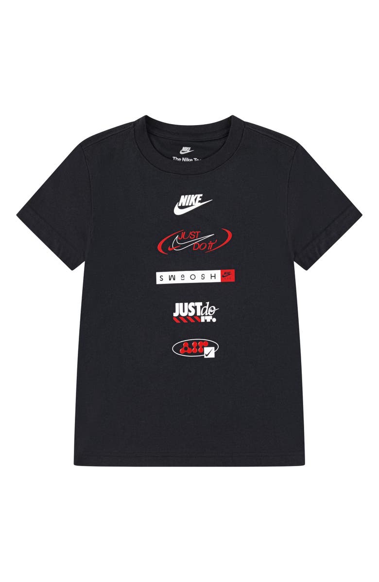 Nike Kids' Brandmark Stack Graphic T-Shirt, Main, color, 
