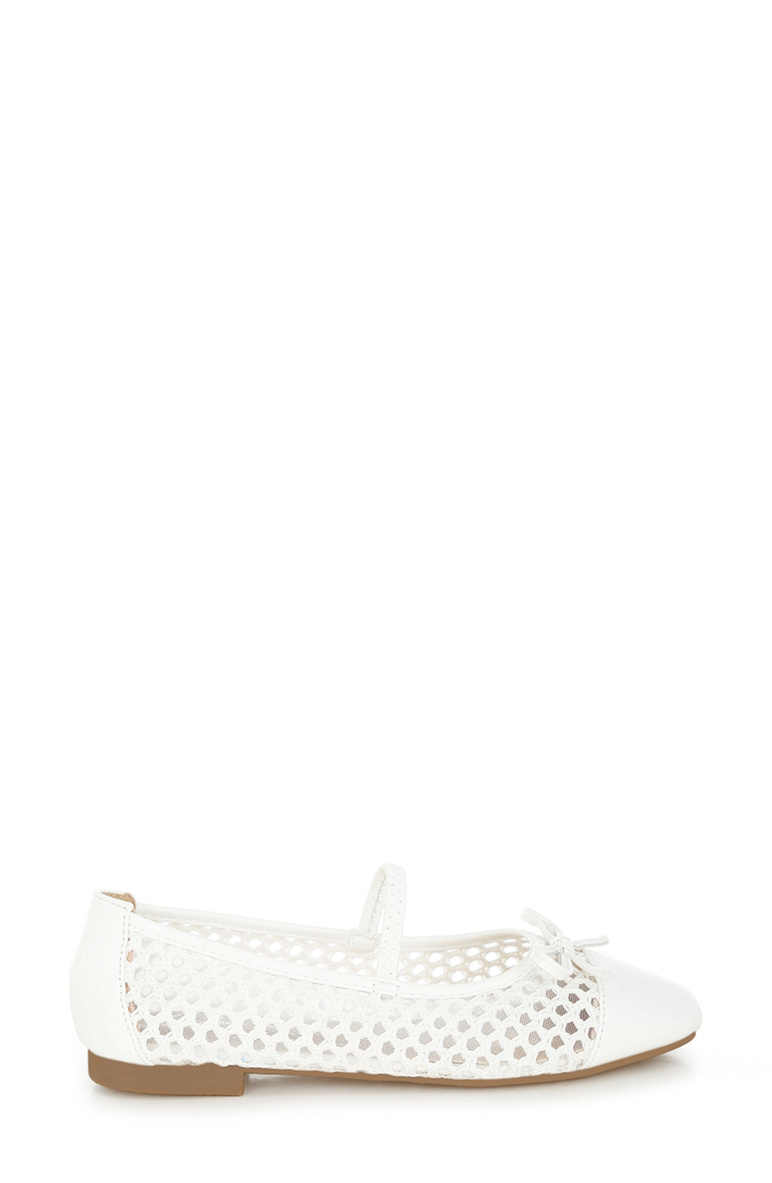 Omela Ballerina Flat, Alternate, color, WHITE