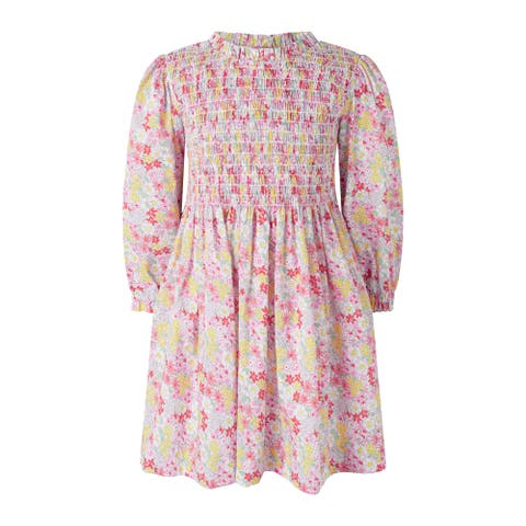 Ditsy Garden Ruched Dress