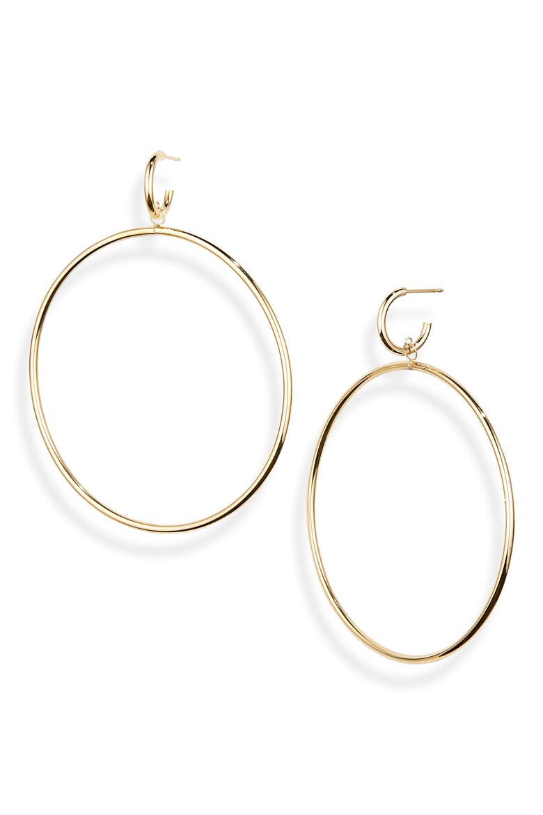 14K Gold Statement Drop Earrings (Nordstrom Exclusive), Main, color, 14K YELLOW GOLD