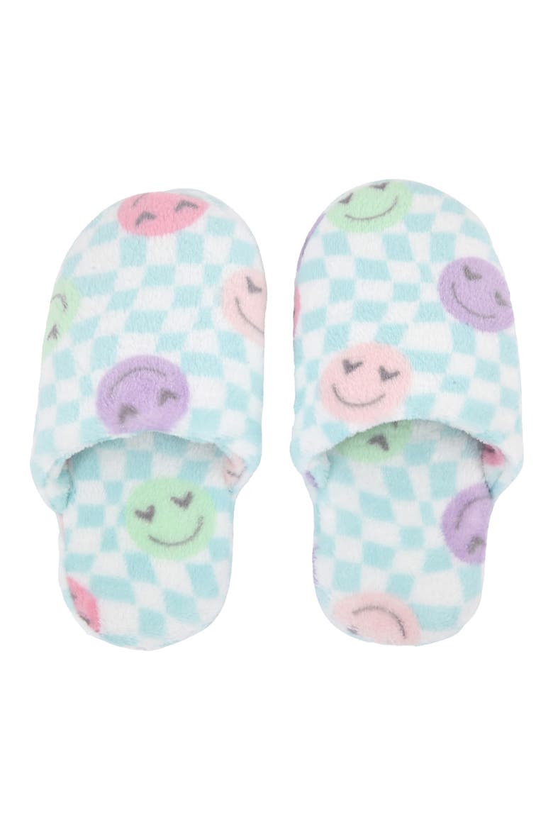 Kids' Fleece Flannel Robe & Slipper Set, Alternate, color, MULTI