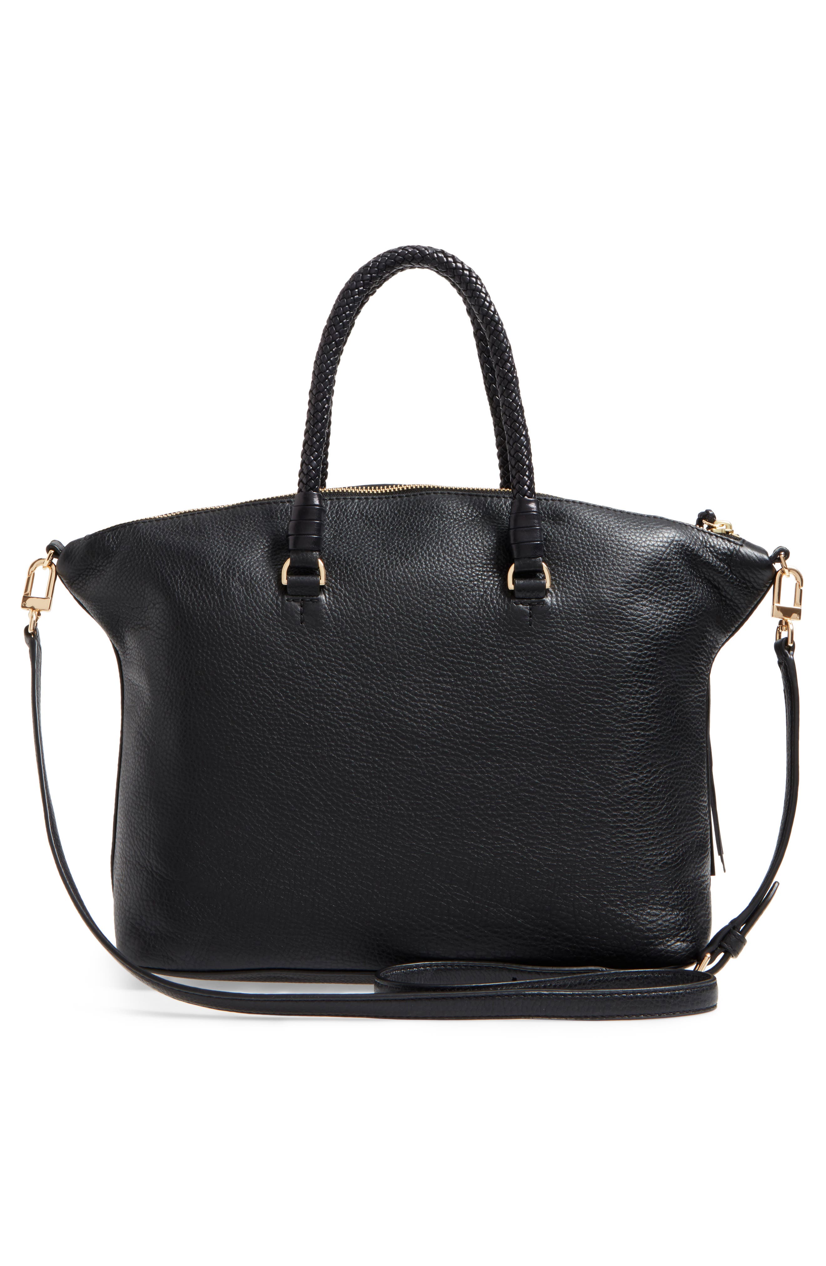 Tory Burch Taylor Leather Satchel, Alternate, color, 