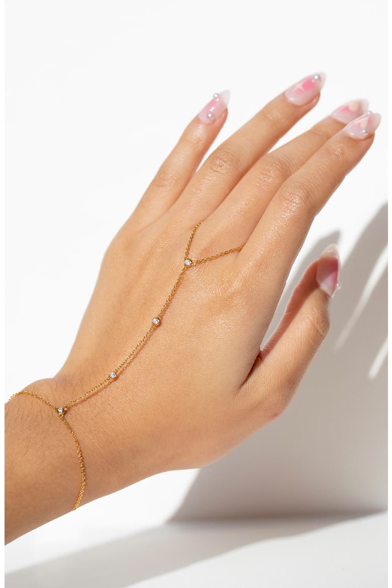 Paradise Hand Chain, Alternate, color, GOLD