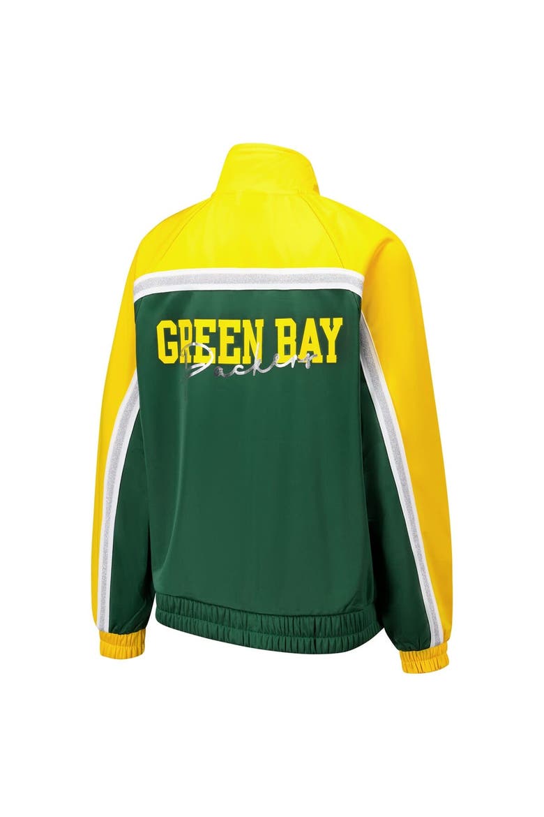Women's G-III 4Her by Carl Banks Green Green Bay Packers Post Game Full-Zip Track Jacket, Alternate, color, Green