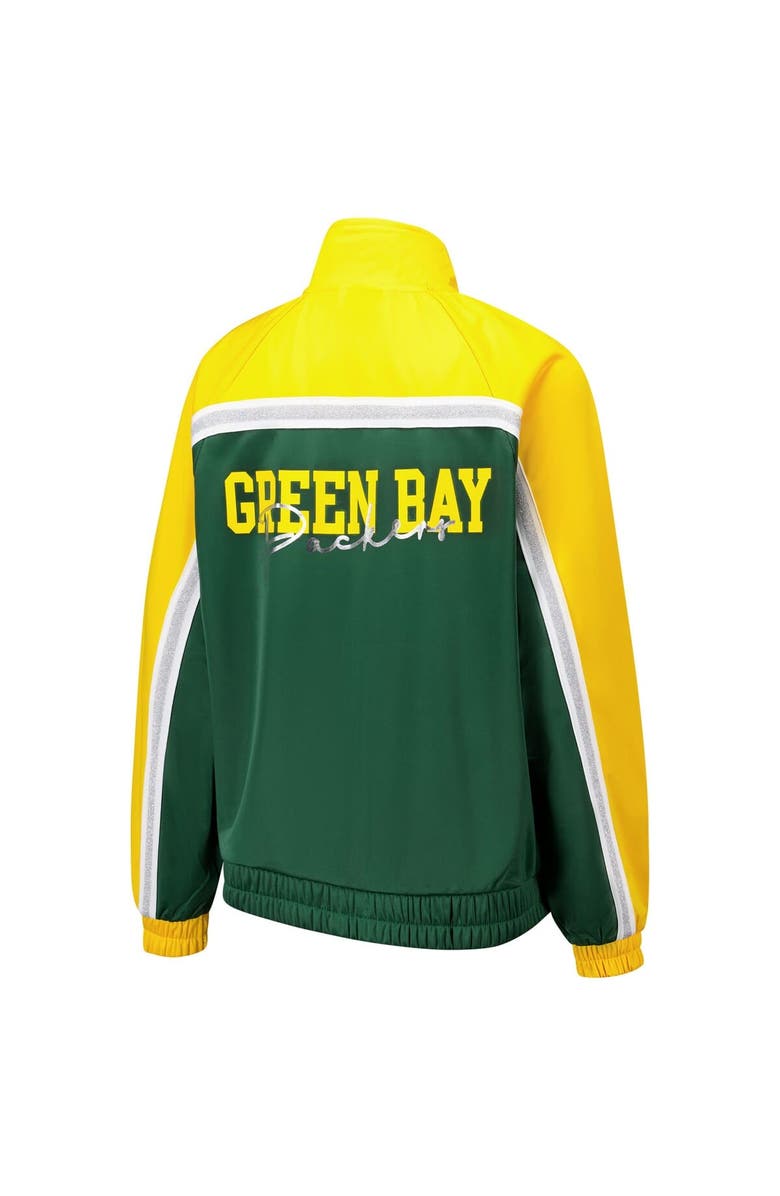 G-III 4HER BY CARL BANKS Women's G-III 4Her by Carl Banks Green Green Bay Packers Post Game Full-Zip Track Jacket, Alternate, color, Green