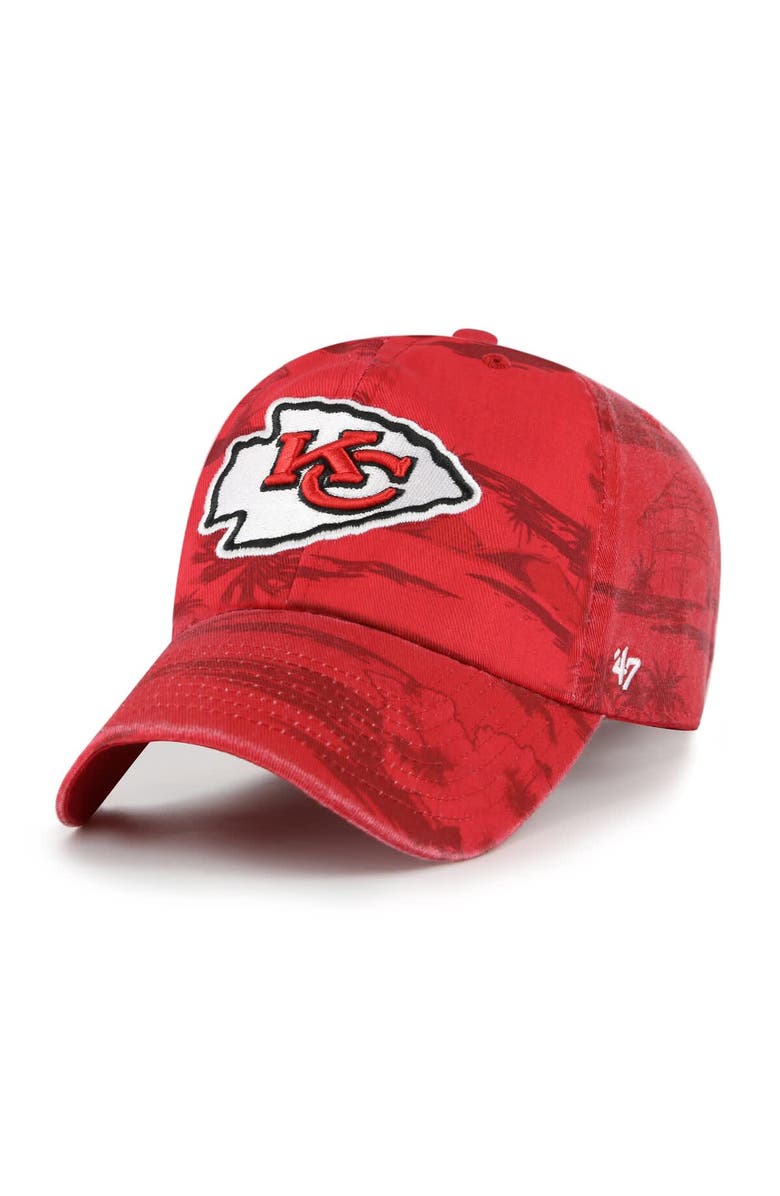 '47 Men's '47 Red Kansas City Chiefs Fiji Clean Up Adjustable Hat, Main, color, Red