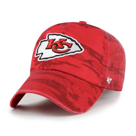 Men's '47  Red Kansas City Chiefs Fiji Clean Up Adjustable Hat