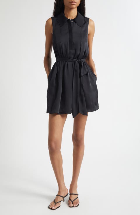 Lina Sleeveless Belted Minidress