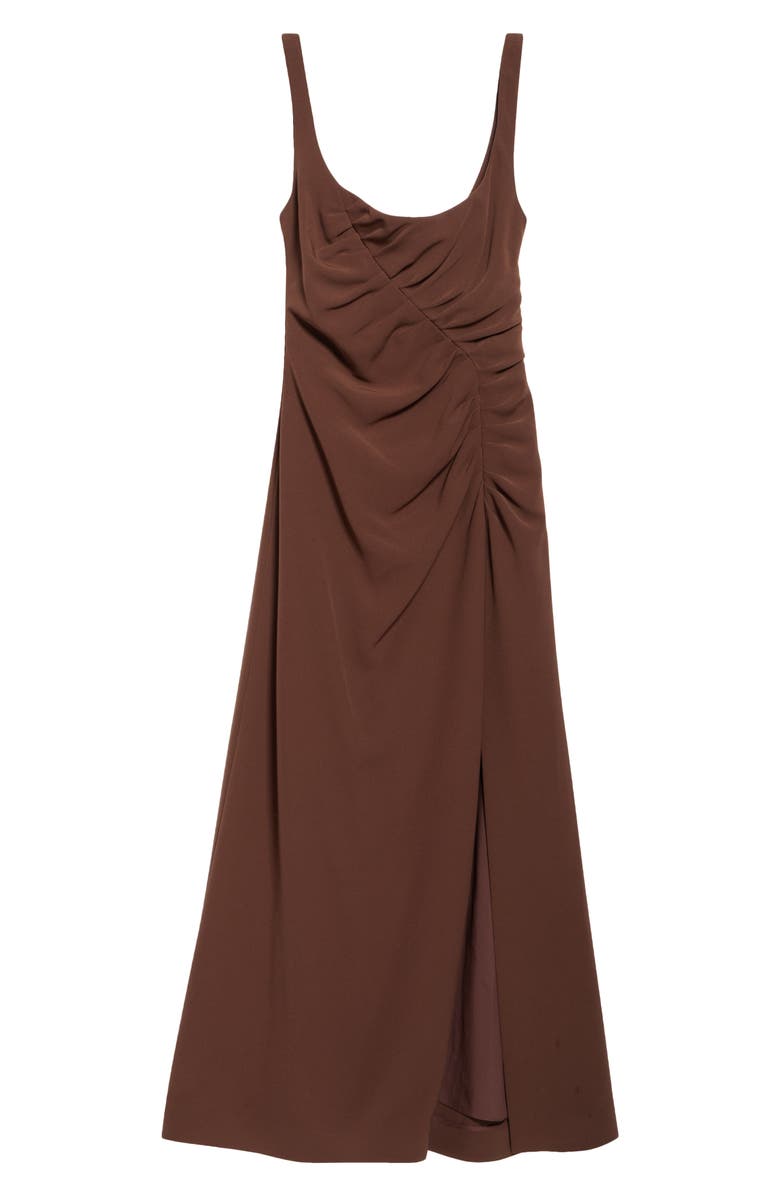 Lela Rose Asymmetric Ruched Tank Dress, Alternate, color,