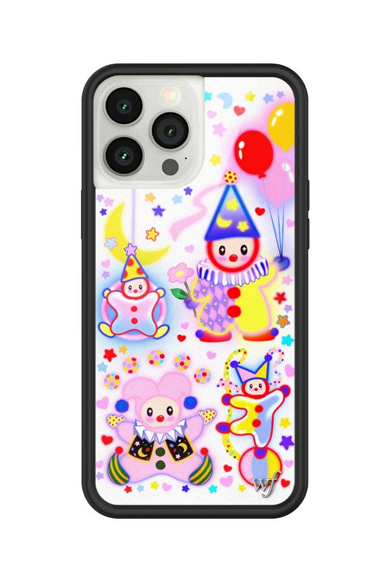 Clown Around iPhone Case, Alternate, color, White