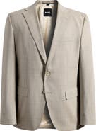 BOSS Hutson Slim Fit Tan Mélange Virgin Wool Sport Coat
