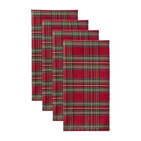 Holiday Nouveau Dazzle Napkins, Set Of 4, Multicolor - 19"w X 19"l
