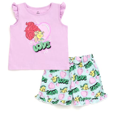 Tank Top & French Terry Shorts Set (Toddler, Little Kid & Big Kid)