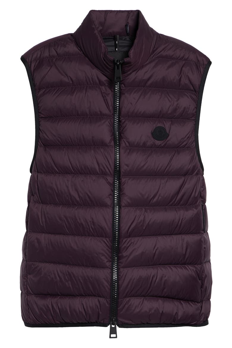 Deneb Zip Down Puffer Vest, Alternate, color, DARK BURGUNDY