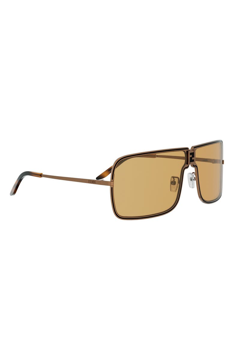 Fendi ness 67.2mm Oversize Mask Sunglasses, Alternate, color, 