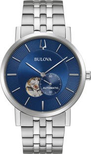 BULOVA Automatic Stainless Steel Bracelet Watch, 42mm