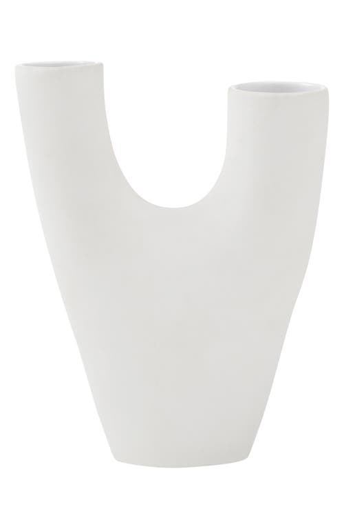 Renwil Avignon Ceramic Vase in White 