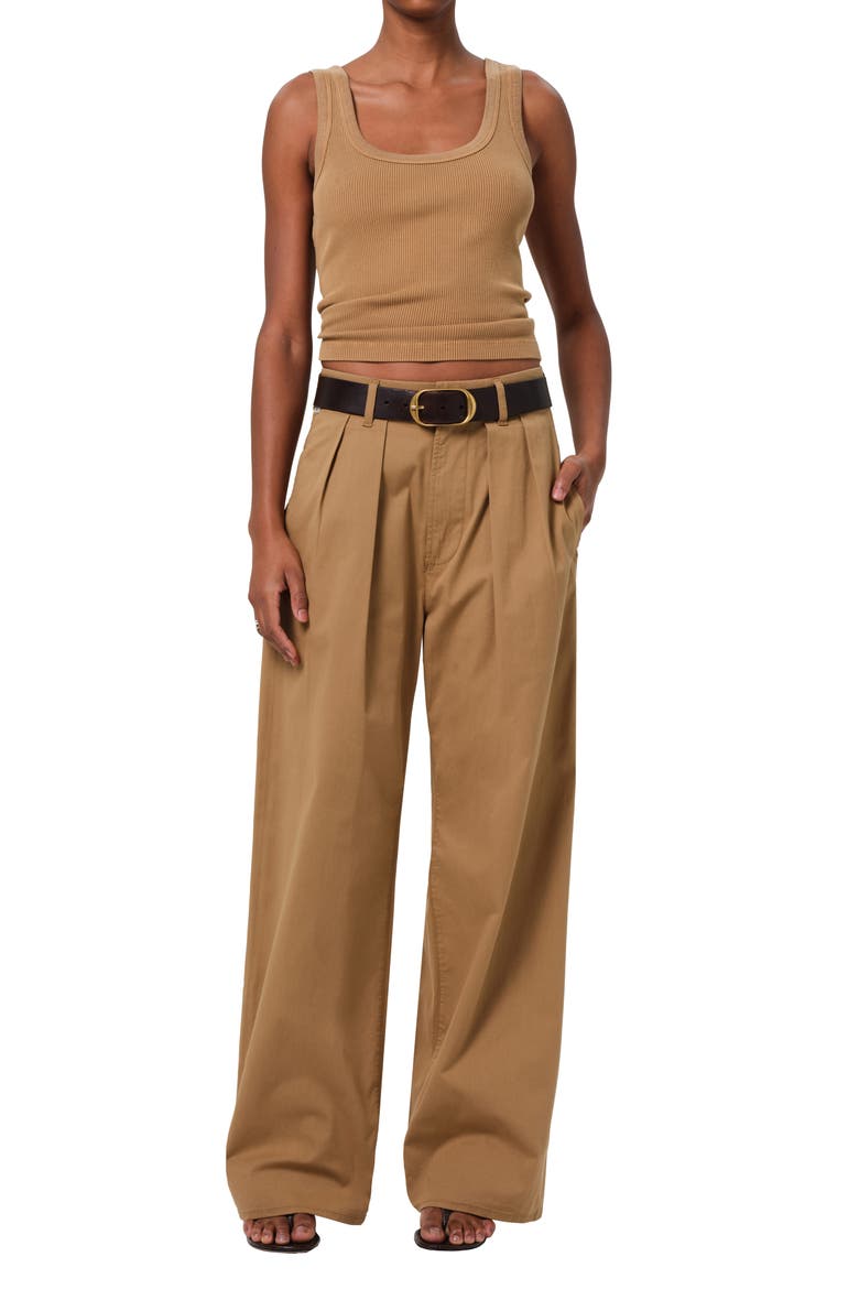 Faye Rib Organic Cotton Blend Crop Tank, Alternate, color, MARCONA
