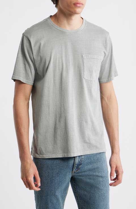 Classic Fit Garment Dye Pocket T-Shirt