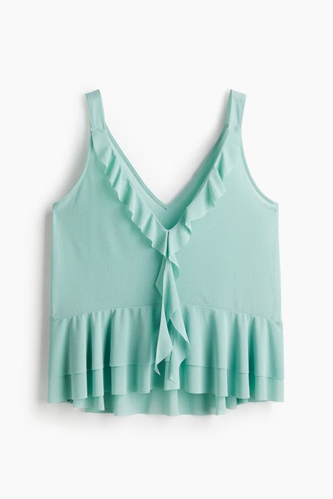 Flounced Vest Top