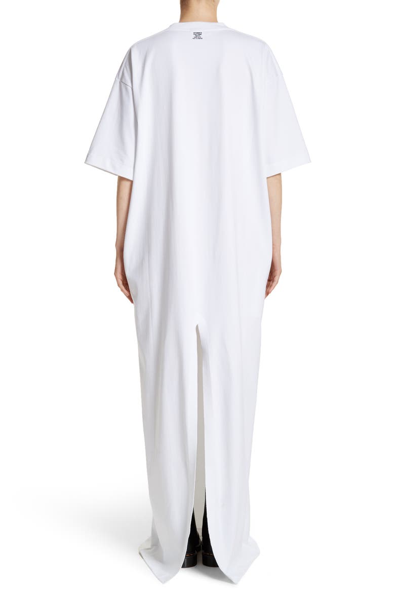 T-Shirt Dress, Alternate, color, WHITE
