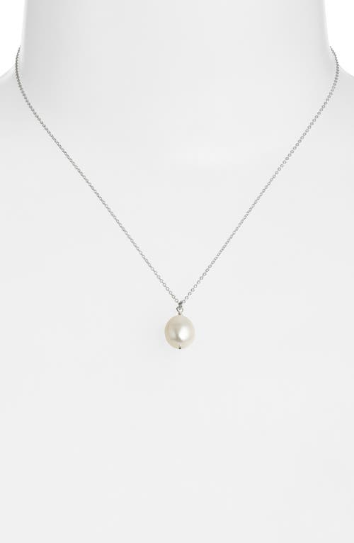 Set & Stones Adelle Keshi Pearl Pendant Necklace In Silver