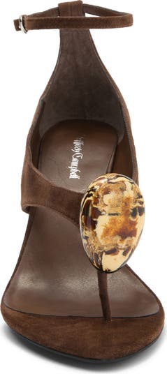 Bronzite Ankle Strap Sandal