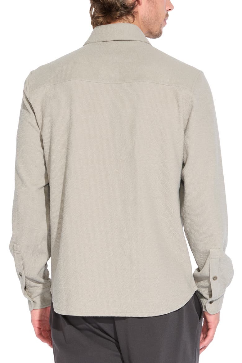 Blythe Cotton Blend Button-Up Shirt, Alternate, color, LT TAUPE