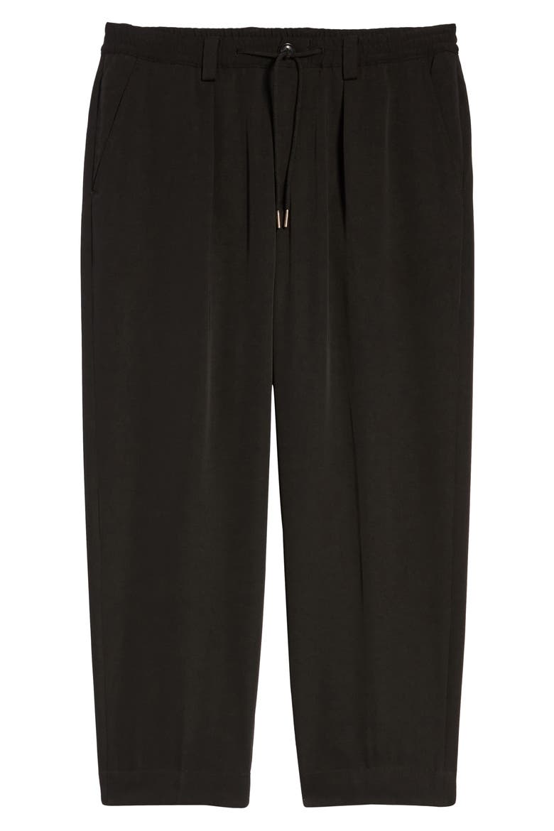 Henderson Crop Drawstring Pants, Alternate, color, BLACK