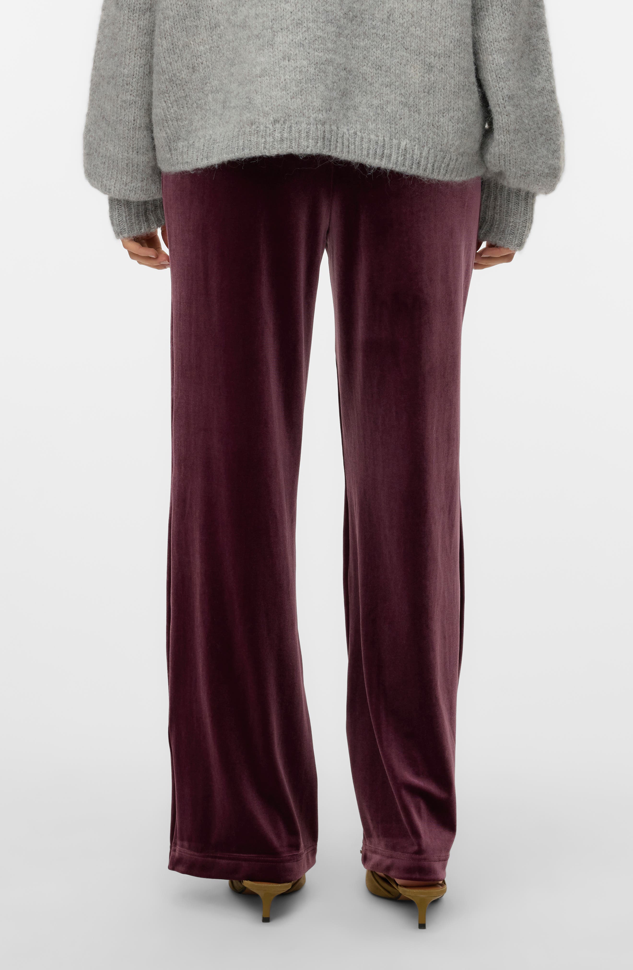 Shanna Pintuck Velvet Pants - image 2