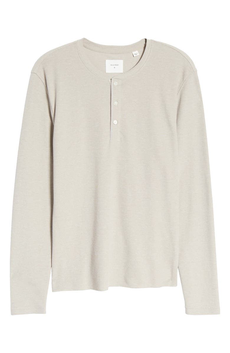 Billy Reid Slim Fit Waffle Knit Henley, Alternate, color, 